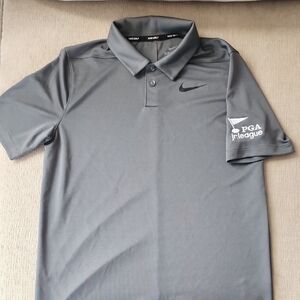 Nike Dark Gray Polo with Logo
